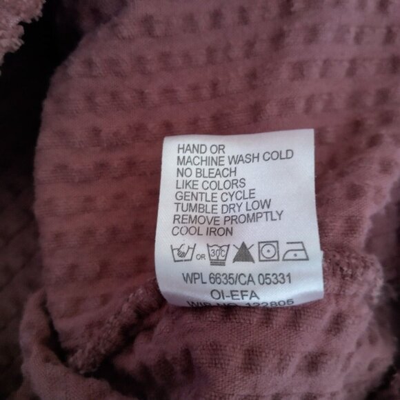 Woolrich Jacket Women Large Wide Whale Corduroy Shacket Zip Up Purple Gorpcore - Picture 13 of 13